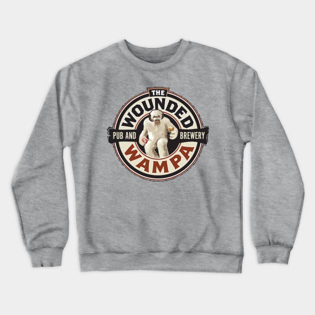 The Wounded Wampa Crewneck Sweatshirt by MindsparkCreative